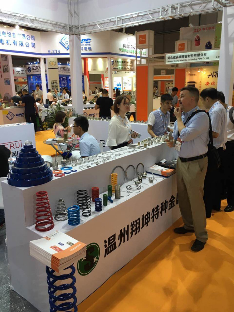三和彈簧(huáng)參加上海(hǎi)國際泵管(guǎn)閥展