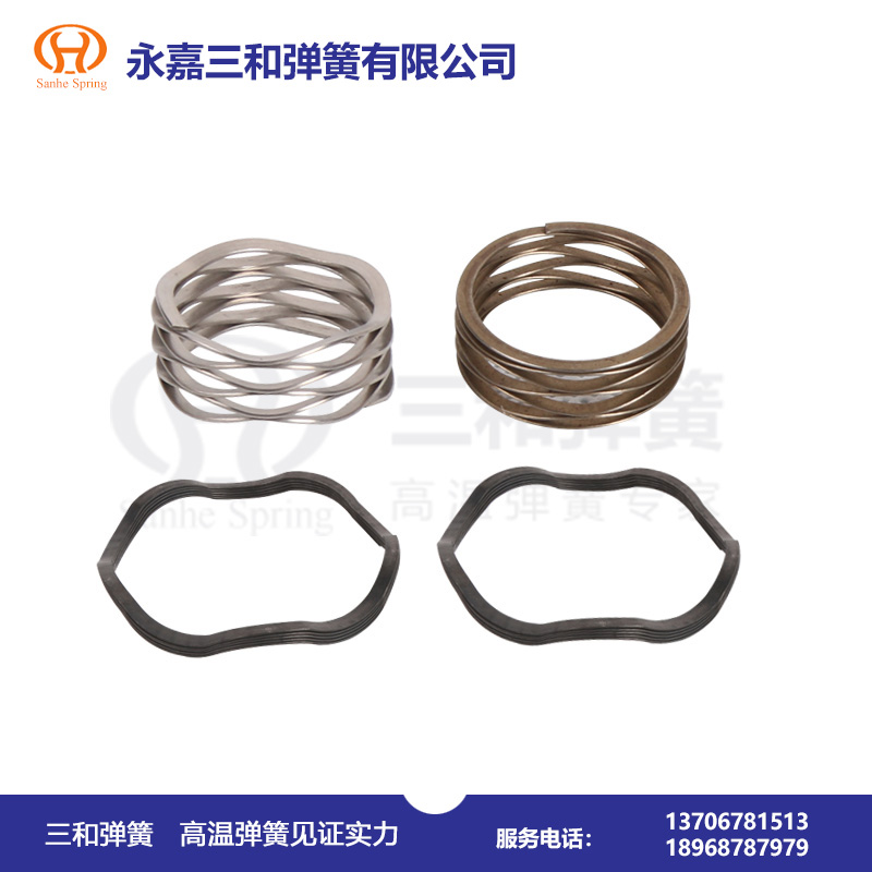 耐高溫彈(dàn)簧700--800℃--高溫波形(xíng)彈簧制造廠(chǎng)